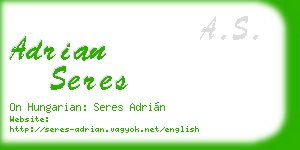 adrian seres business card